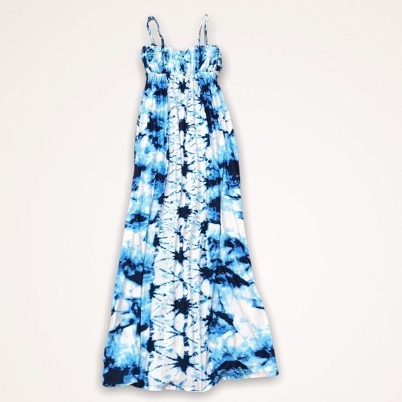⭐️ HP STYLE & CO Tie Dye Ruffle Maxi Dress - Picture 2 of 6